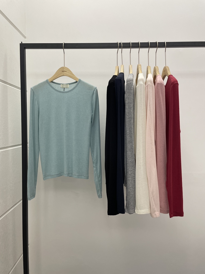 MOVENNE韓國直郵女裝新款休閑職業26春夏真品推薦長袖T恤MOVENNE長袖T恤