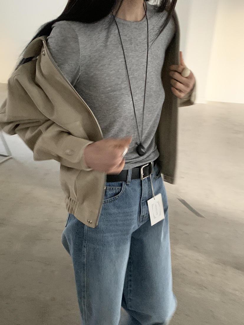 MOVENNE韓國直郵女裝新款休閑職業26春夏真品推薦長袖T恤MOVENNE長袖T恤