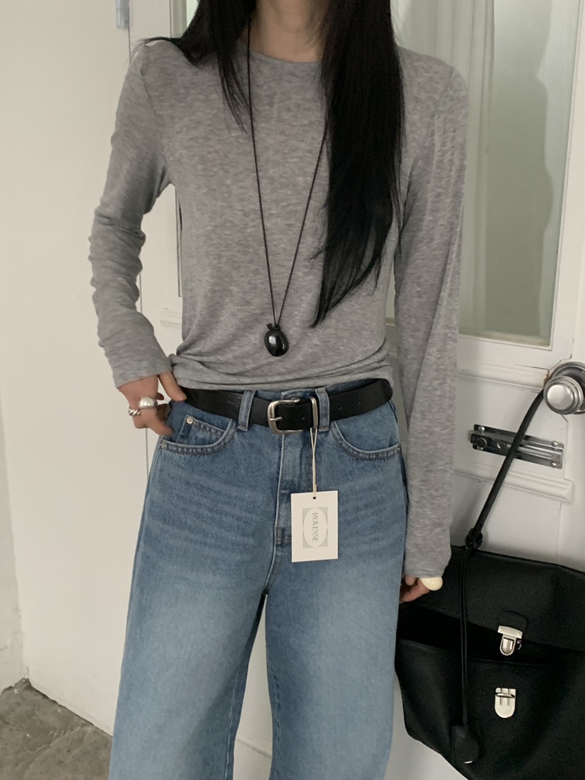 MOVENNE韓國直郵女裝新款休閑職業26春夏真品推薦長袖T恤MOVENNE長袖T恤