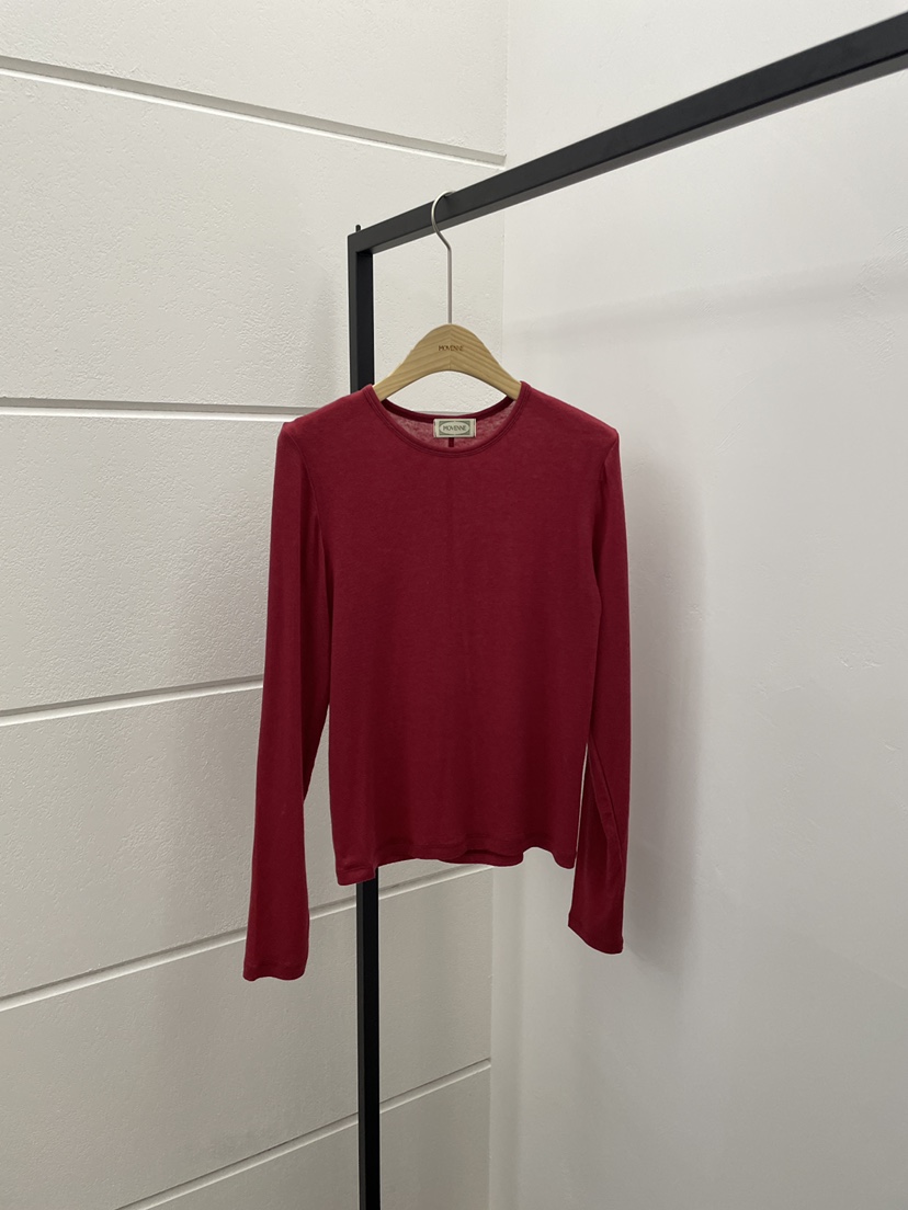 MOVENNE韓國直郵女裝新款休閑職業26春夏真品推薦長袖T恤MOVENNE長袖T恤圖色4