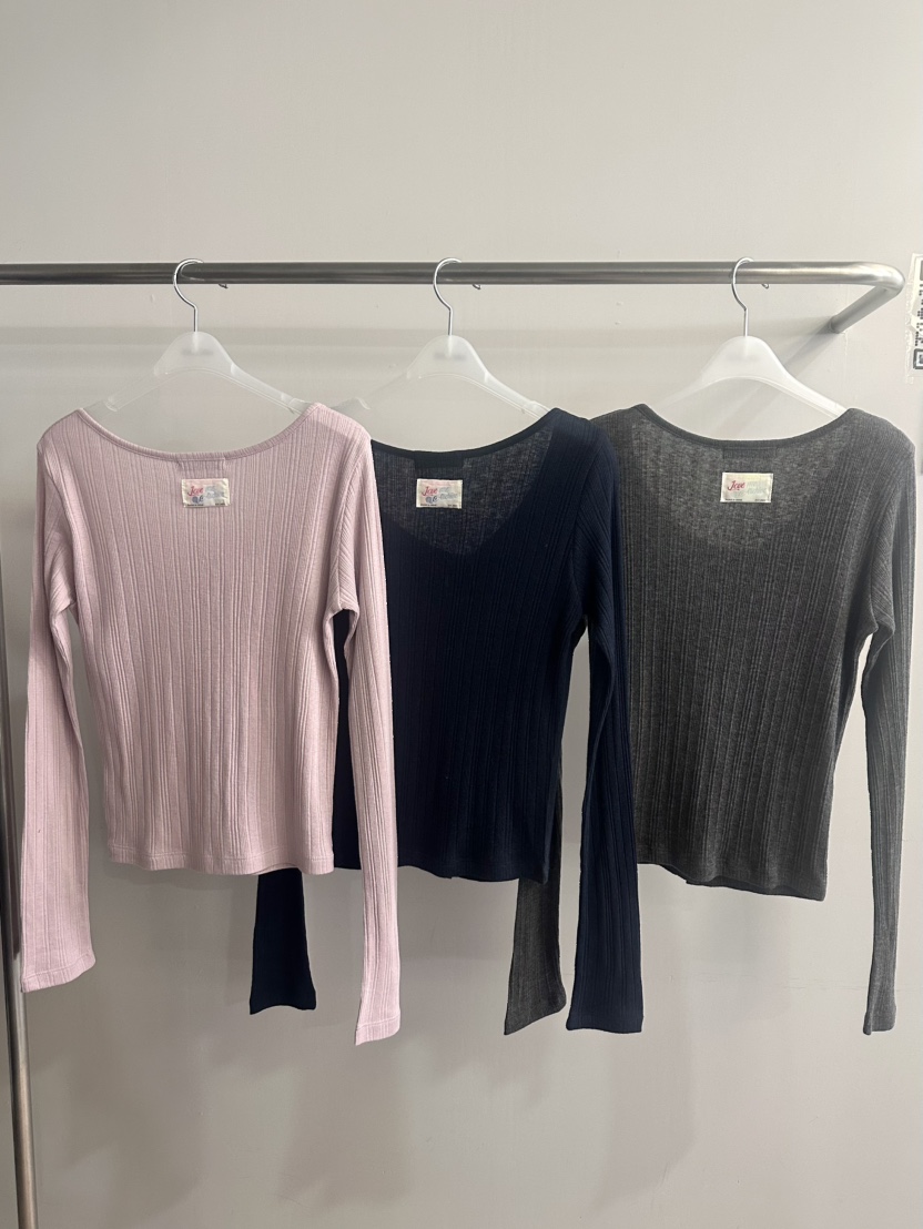 ARCHIVE-P東大門代購女士新款推薦職業熱賣長袖T恤羊毛衫ARCHIVE-P長袖T恤