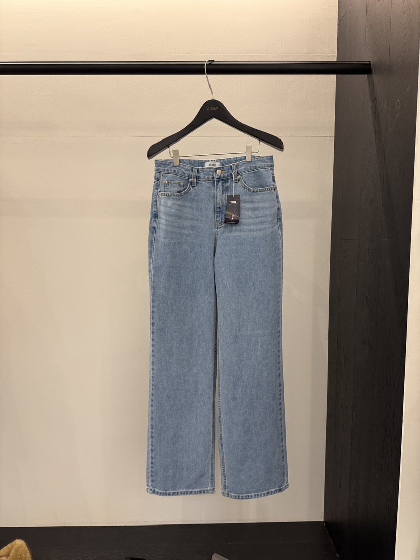 MURMUR韓國直郵女士新款人氣時尚休閑26春夏熱賣職業牛仔褲MURMUR牛仔褲圖色1