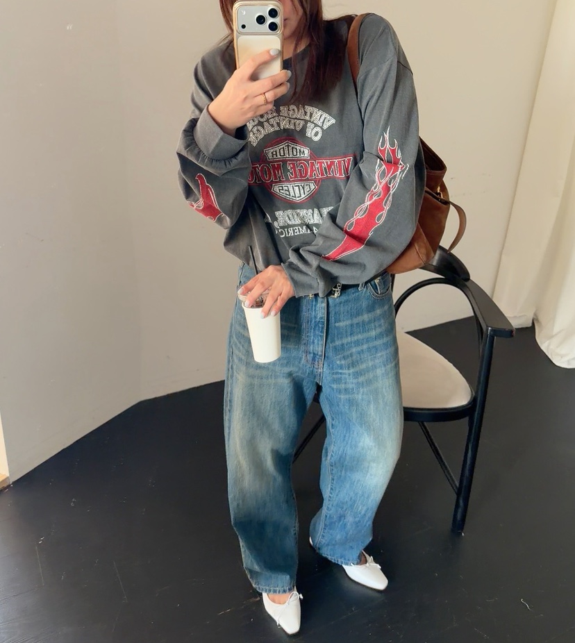 DE VENTI東大門直郵女裝新款休閑推薦真品熱賣26春夏牛仔褲DE VENTI牛仔褲