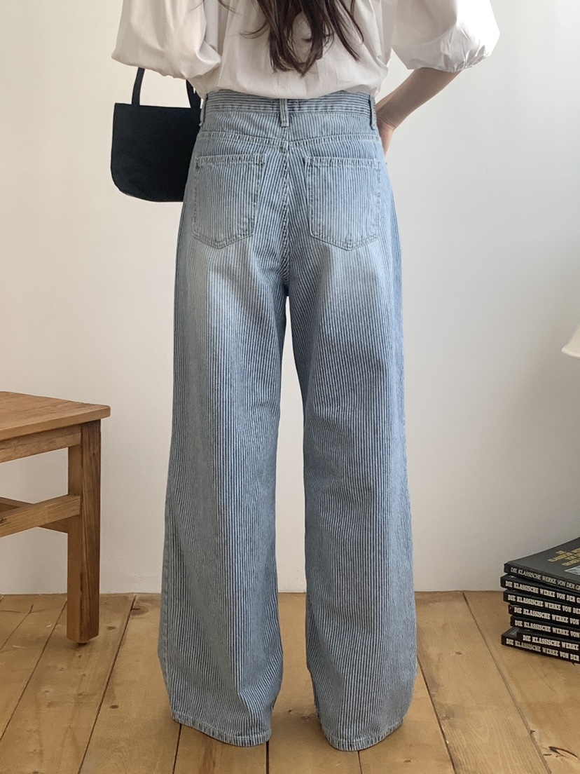 WOOD東大門實拍女士新品推薦真品職業熱賣時尚26春夏牛仔褲WOOD牛仔褲