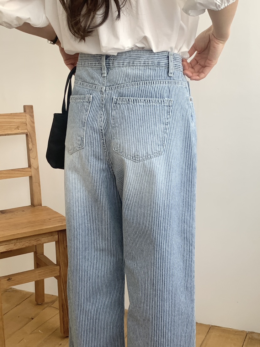 WOOD東大門實拍女士新品推薦真品職業熱賣時尚26春夏牛仔褲WOOD牛仔褲