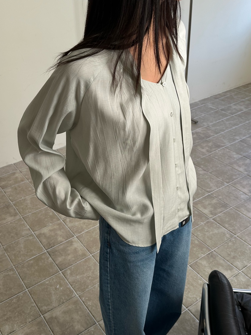 LE VASE東大門直郵女裝新品熱賣26春夏推薦人氣襯衫蕾絲衫LE VASE襯衫/蕾絲衫圖色3