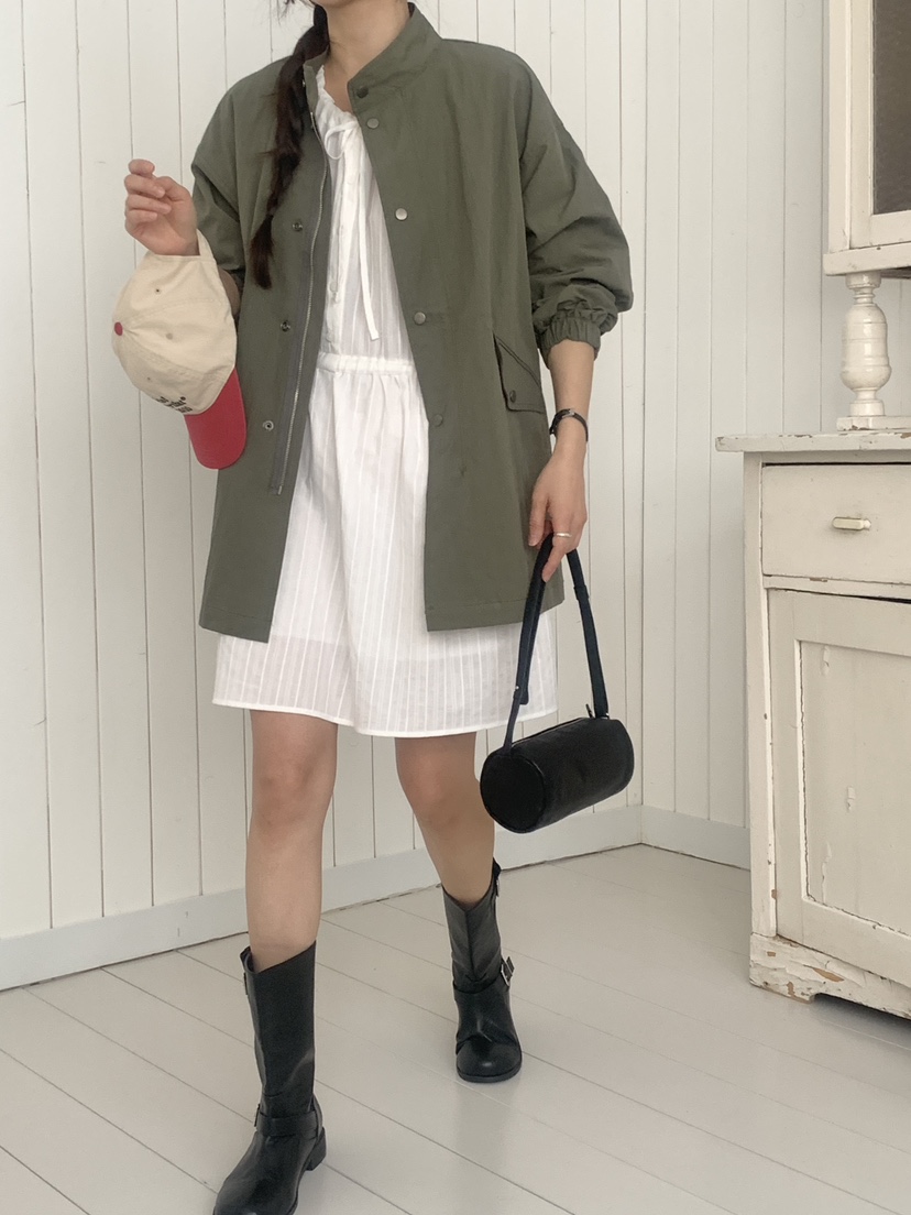 WOOD韓國代購女裝新款推薦時尚真品休閑職業熱賣26春夏連衣裙WOOD連衣裙