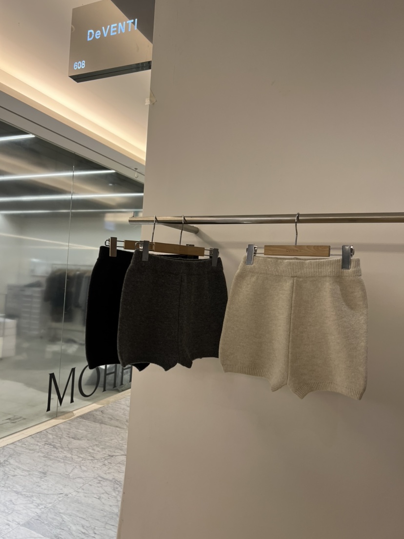 DE VENTI韓國直郵女士新款熱賣真品人氣休閑26春夏短褲雙面DE VENTI短褲