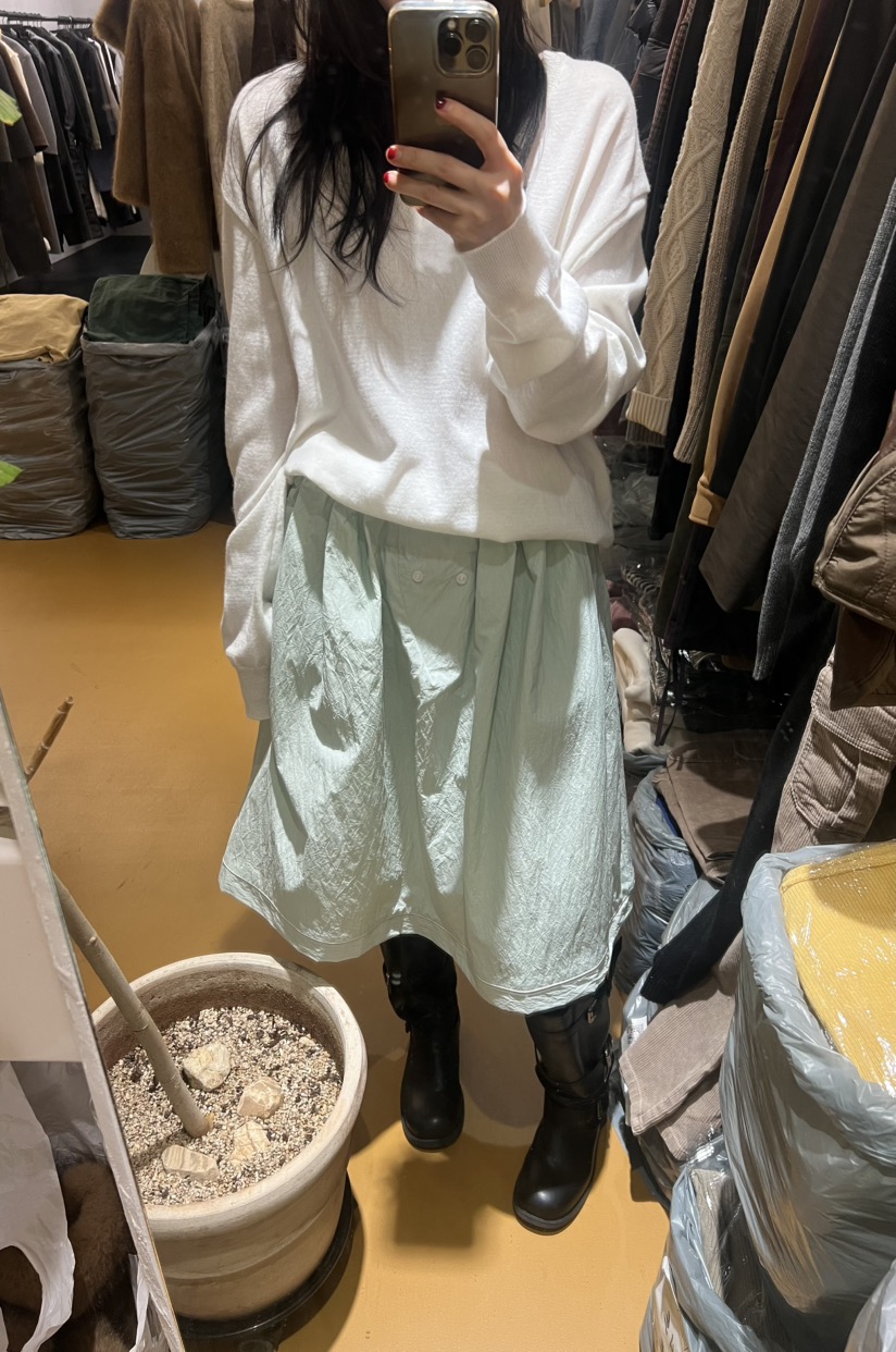 DE VENTI韓國代購女裝新款真品人氣休閑職業半身裙中短裙DE VENTI半身裙/中短裙