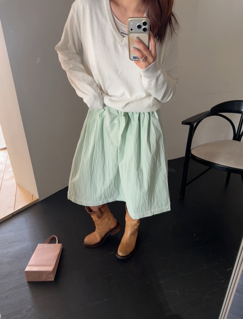 DE VENTI韓國代購女裝新款真品人氣休閑職業半身裙中短裙DE VENTI半身裙/中短裙