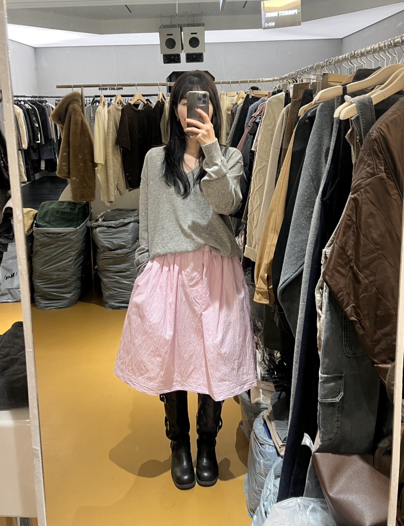 DE VENTI韓國代購女裝新款真品人氣休閑職業半身裙中短裙DE VENTI半身裙/中短裙