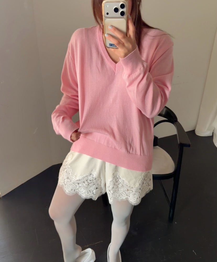 DE VENTI韓國直郵女士新品26春夏熱賣推薦時尚針織衫V領DE VENTI針織衫圖色4