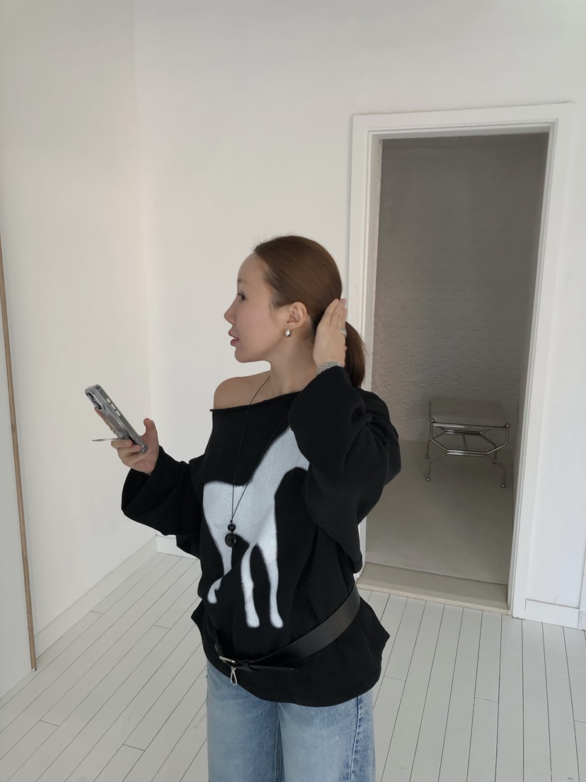 MADE-P韓國代購女裝新品人氣休閑時尚熱賣真品職業26春夏衛衣MADE-P衛衣