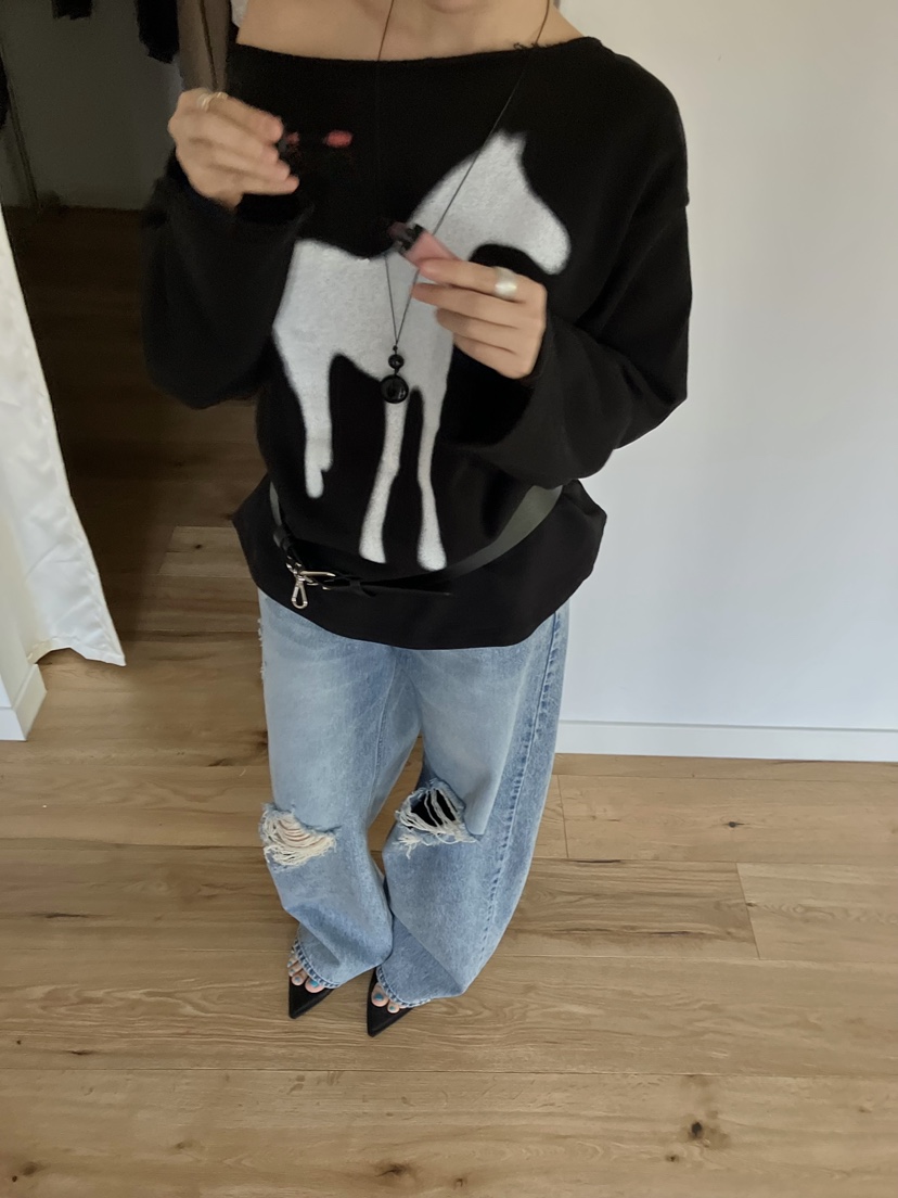 MADE-P韓國代購女裝新品人氣休閑時尚熱賣真品職業26春夏衛衣MADE-P衛衣