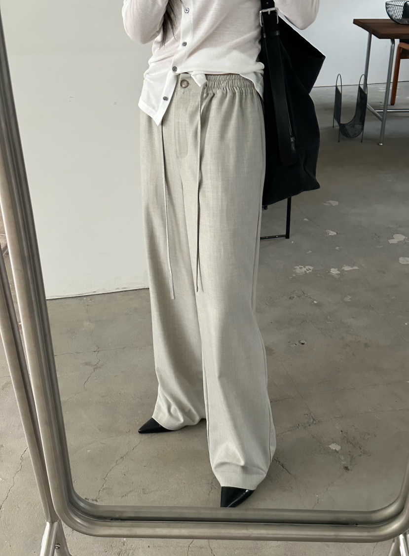 LE VASE韓國代購女士新款職業推薦休閑熱賣26春夏人氣褲子LE VASE褲子