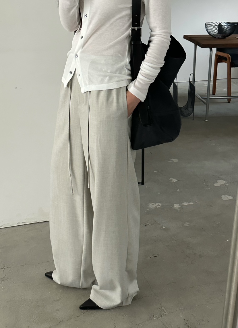 LE VASE韓國代購女士新款職業推薦休閑熱賣26春夏人氣褲子LE VASE褲子