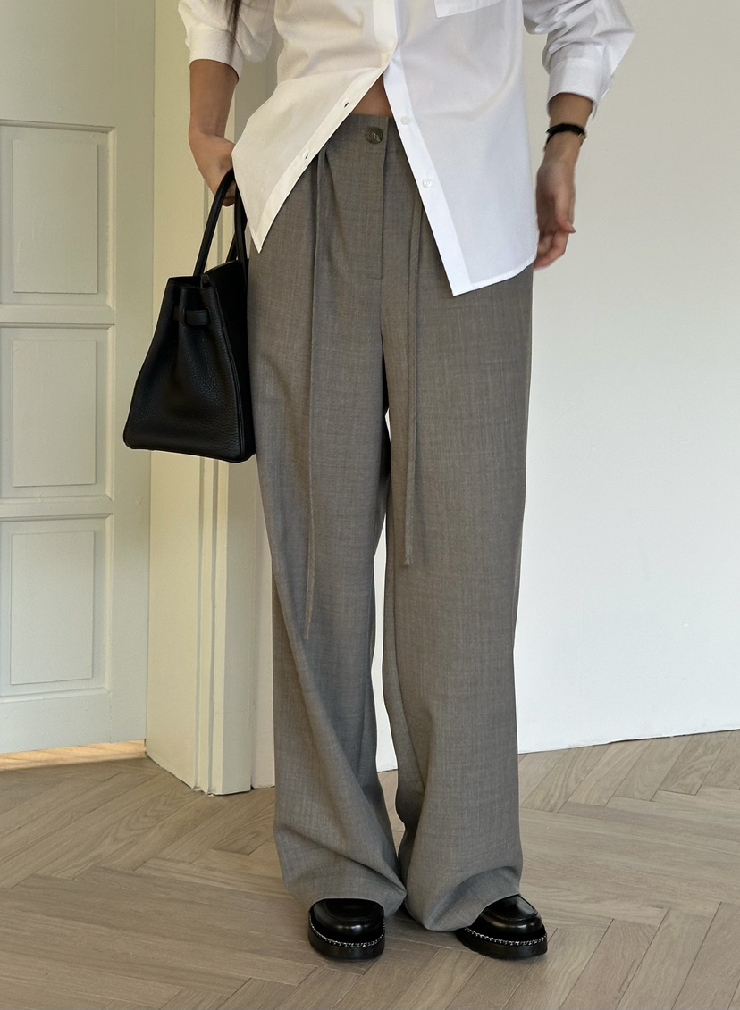 LE VASE韓國代購女士新款職業推薦休閑熱賣26春夏人氣褲子LE VASE褲子