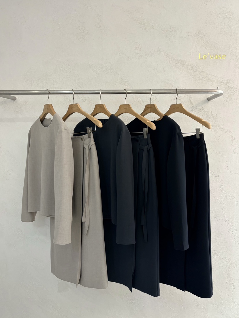 LE VASE東大門直郵女裝新款時尚休閑推薦熱賣真品職業長裙LE VASE長裙