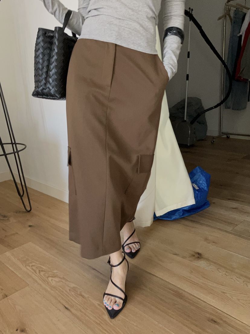 MADE-P東大門直郵女裝新款時尚職業熱賣休閑26春夏真品長裙MADE-P長裙