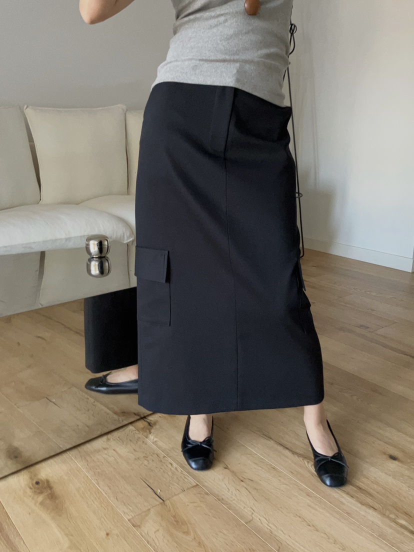 MADE-P東大門直郵女裝新款時尚職業熱賣休閑26春夏真品長裙MADE-P長裙