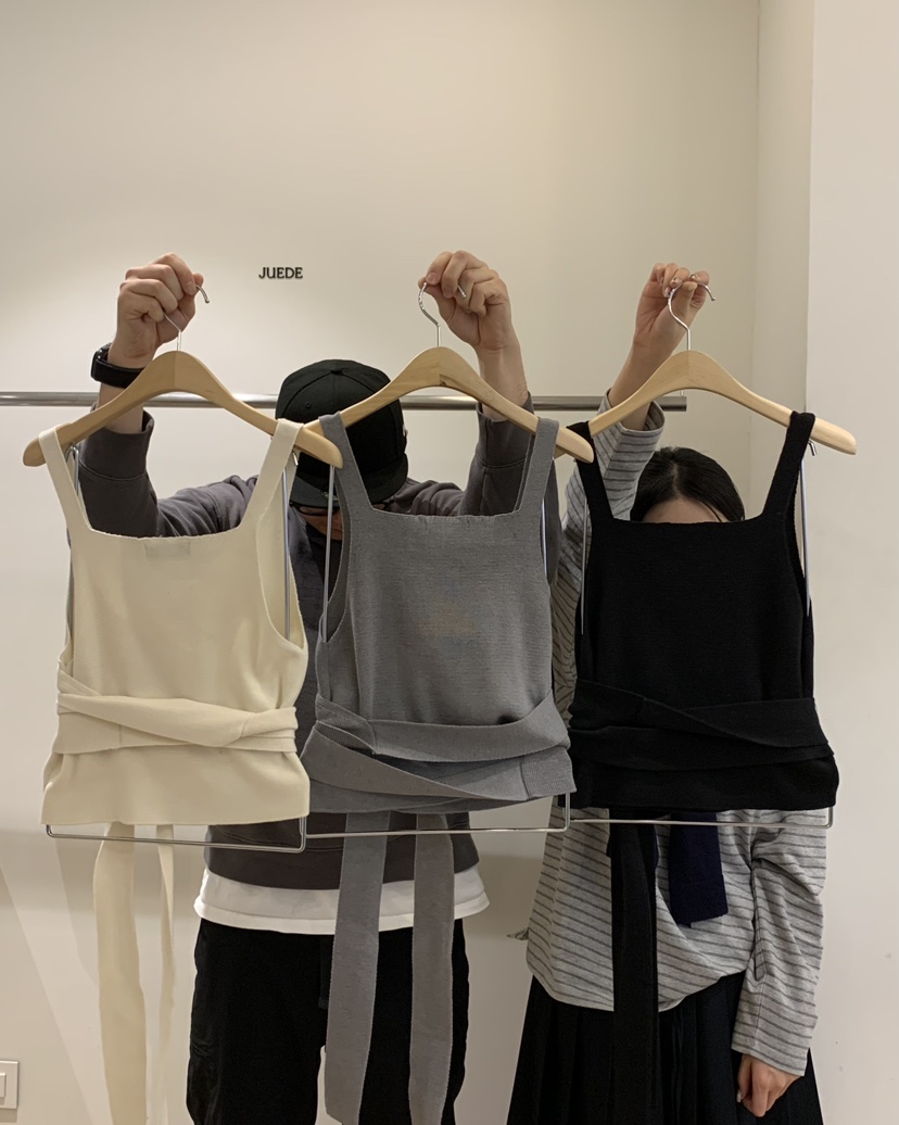 JUEDE東大門直郵女士新品休閑吊帶背心JUEDE吊帶/背心