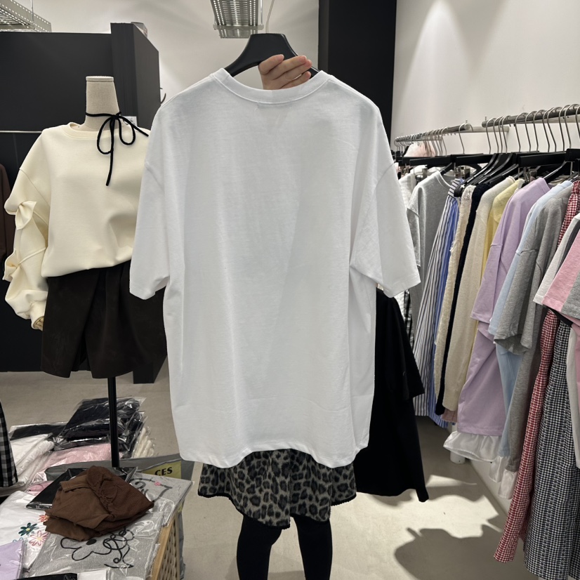 A.CES東大門直郵女裝新款26春夏真品人氣熱賣T恤不含腰包A.CEST恤