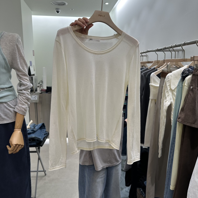 PART3東大門代購女士新款推薦職業真品時尚熱賣休閑長袖T恤Part.3長袖T恤圖色1