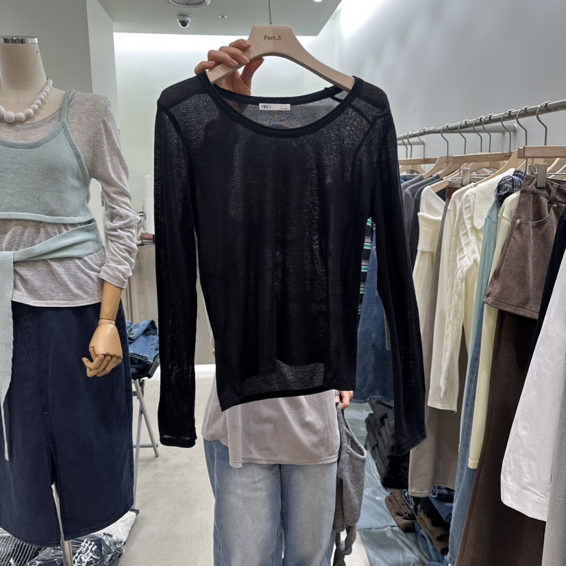 PART3東大門代購女士新款推薦職業真品時尚熱賣休閑長袖T恤Part.3長袖T恤圖色2