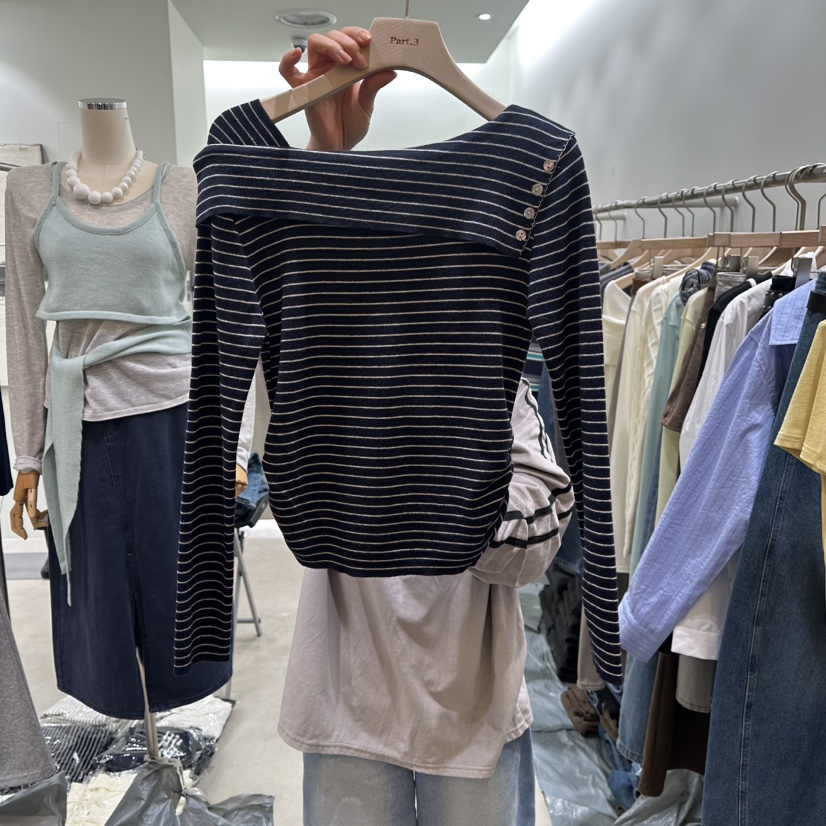 PART3韓國代購女裝新款熱賣時尚26春夏職業休閑針織衫紐扣Part.3針織衫圖色2