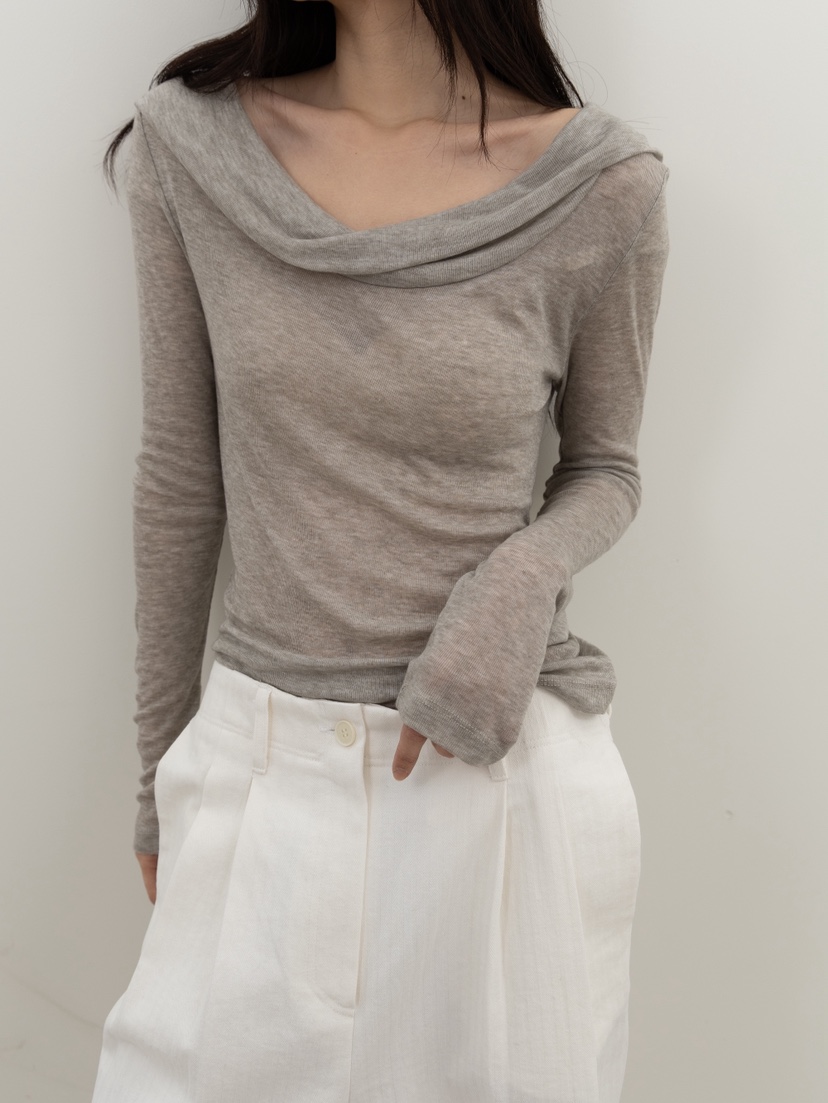 B_GARDER東大門直郵女裝新品26春夏時尚推薦真品休閑長袖T恤B.GARDER長袖T恤