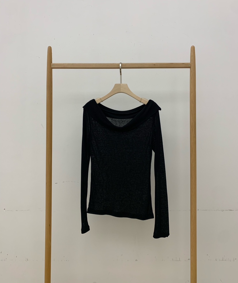 B_GARDER東大門直郵女裝新品26春夏時尚推薦真品休閑長袖T恤B.GARDER長袖T恤圖色4黑