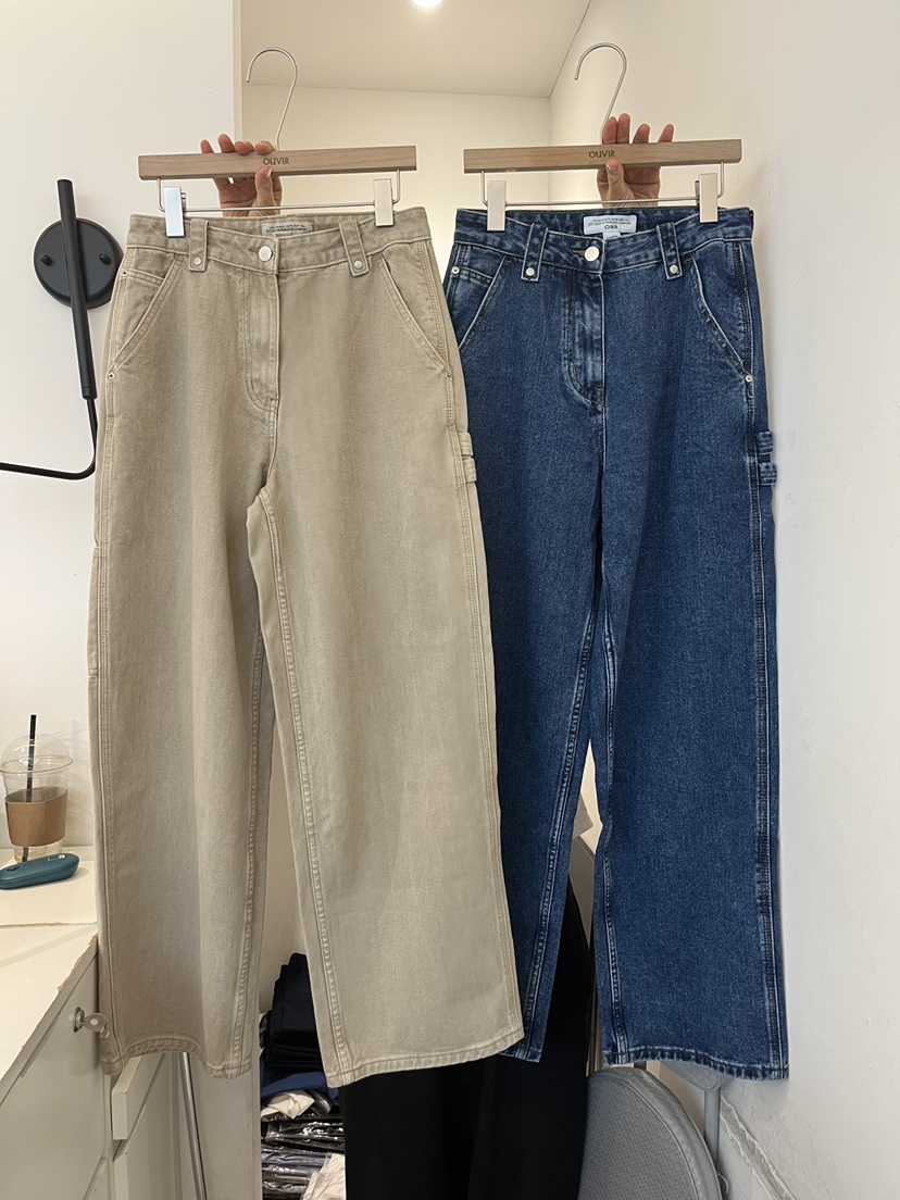 OUVIR東大門直郵女裝新品熱賣26春夏人氣時尚真品休閑牛仔褲O.V.R/OUVIR牛仔褲