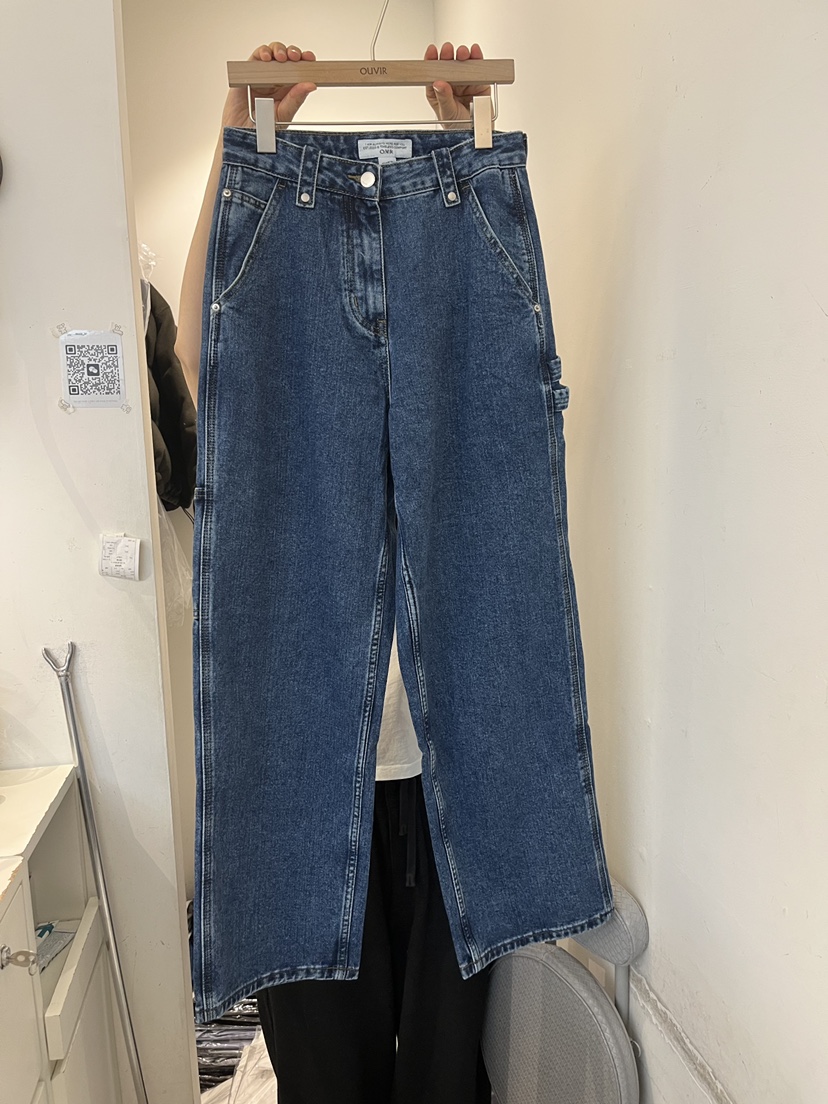OUVIR東大門直郵女裝新品熱賣26春夏人氣時尚真品休閑牛仔褲O.V.R/OUVIR牛仔褲圖色2