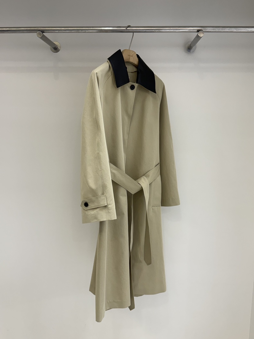 TOOGOOD東大門實拍女士新款推薦真品休閑26春夏長款風衣含腰帶TOOGOOD長款風衣圖色1