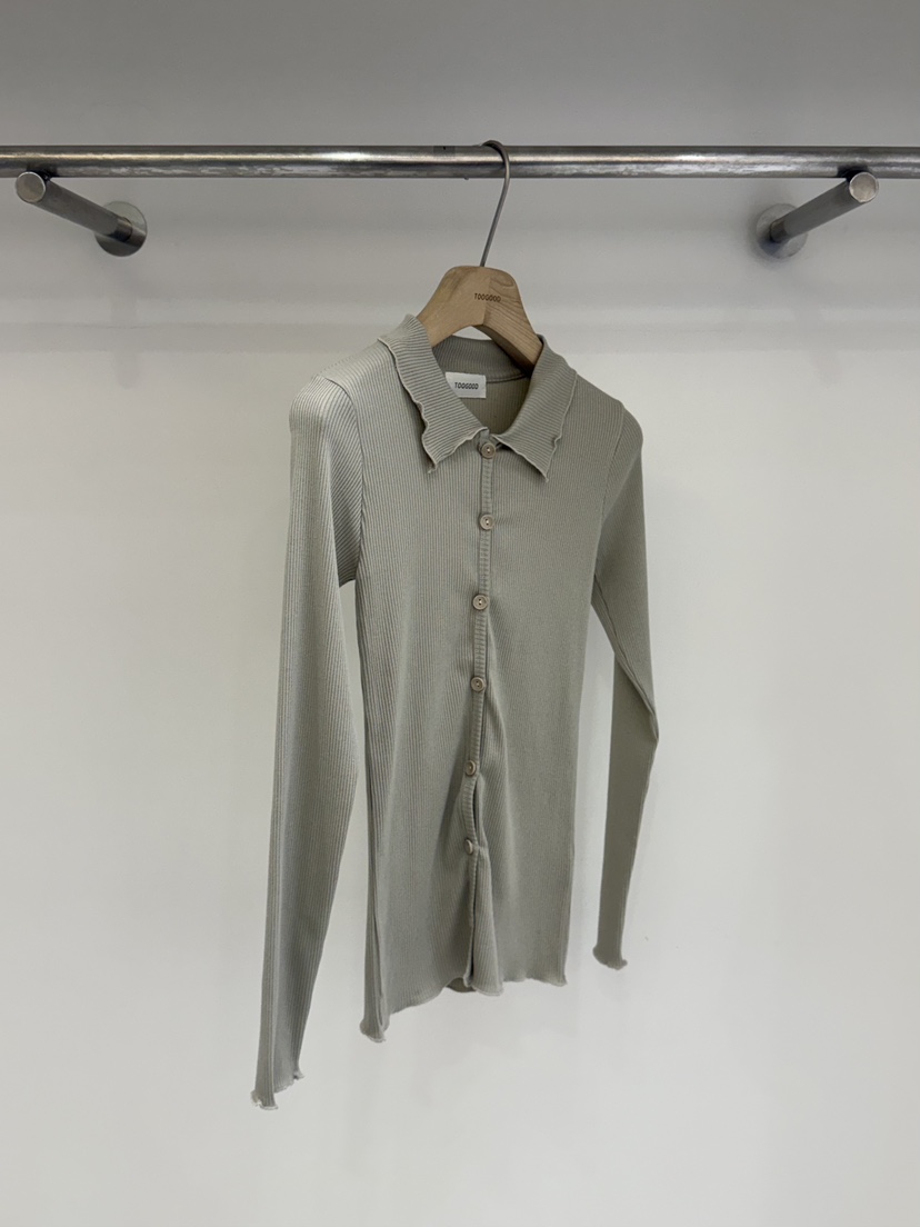 TOOGOOD東大門代購女裝新款26春夏休閑職業長袖T恤羊毛衫TOOGOOD長袖T恤圖色2綠卡其