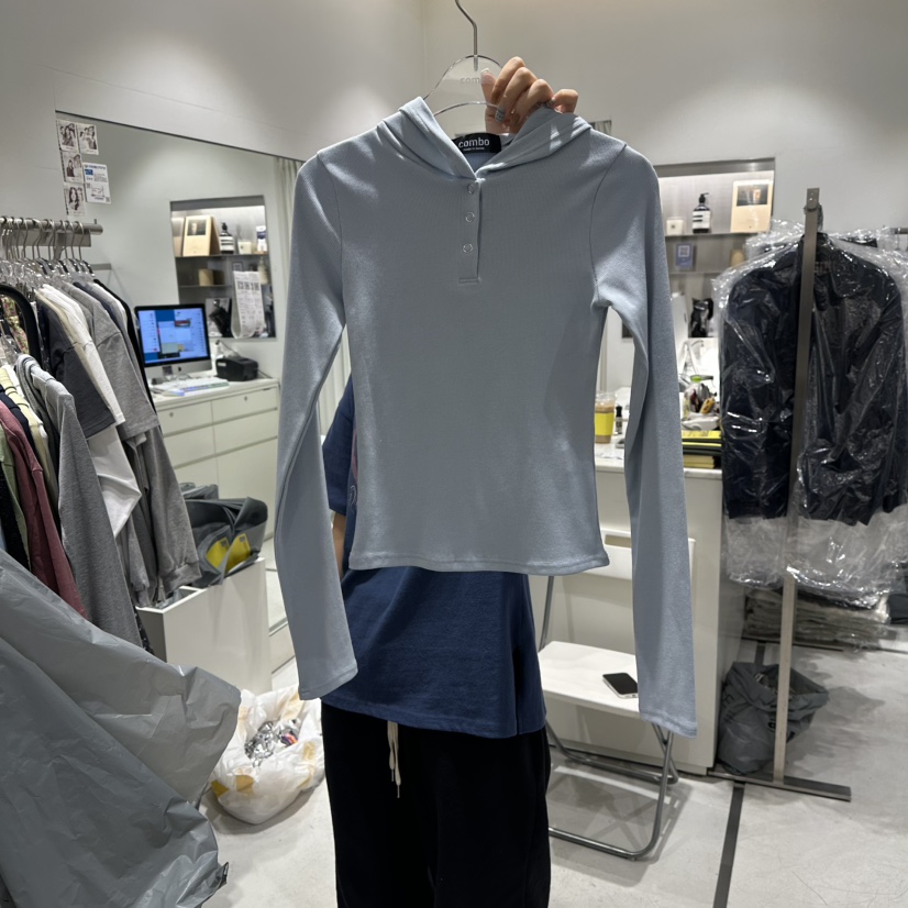 COMBO東大門實拍女士新款推薦熱賣職業人氣真品時尚長袖T恤COM_BO長袖T恤圖色3