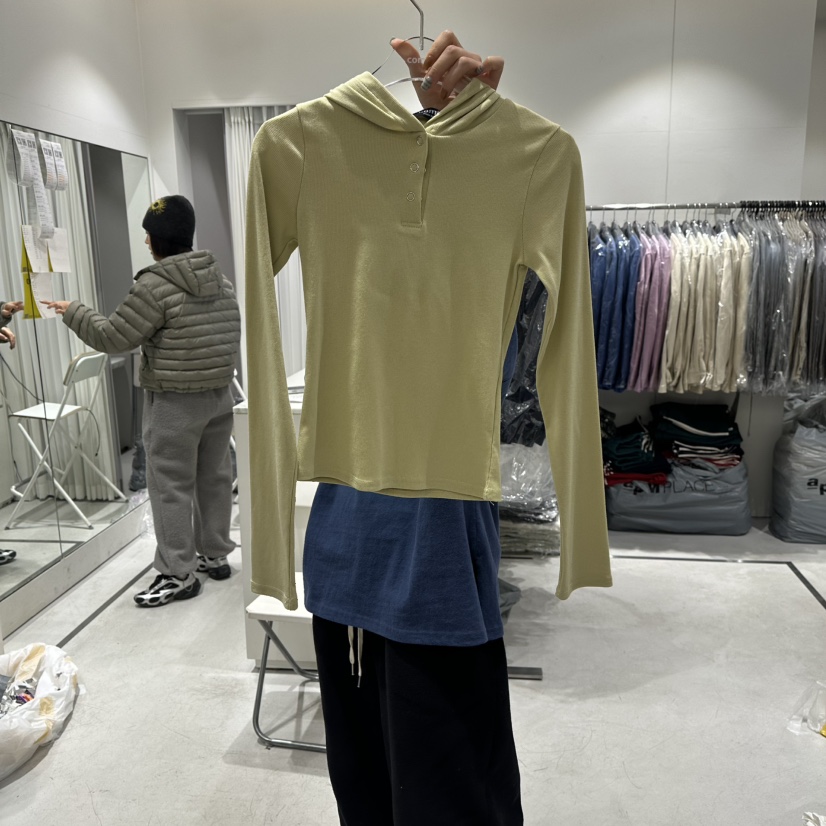 COMBO東大門實拍女士新款推薦熱賣職業人氣真品時尚長袖T恤COM_BO長袖T恤圖色4