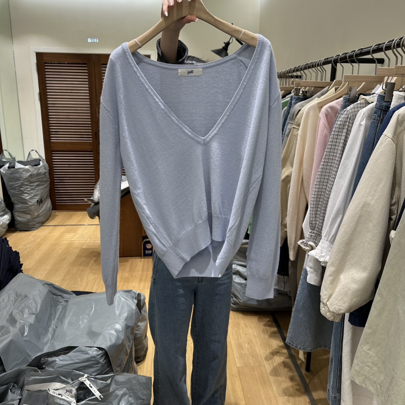 GILLI東大門實拍女裝新品熱賣推薦職業真品26春夏人氣針織衫GILLI針織衫圖色2