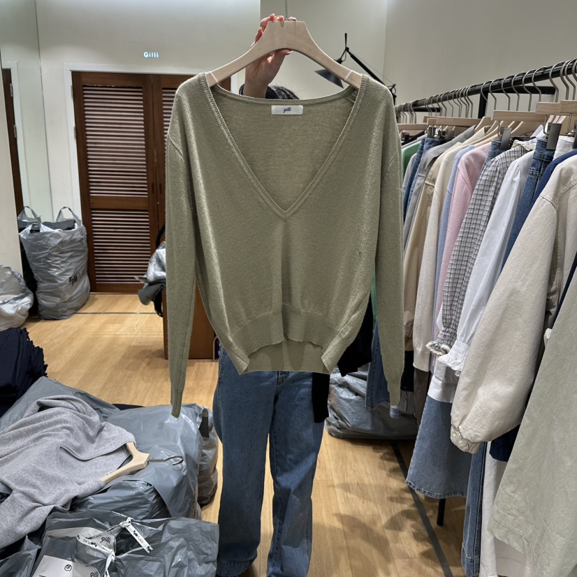 GILLI東大門實拍女裝新品熱賣推薦職業真品26春夏人氣針織衫GILLI針織衫圖色5
