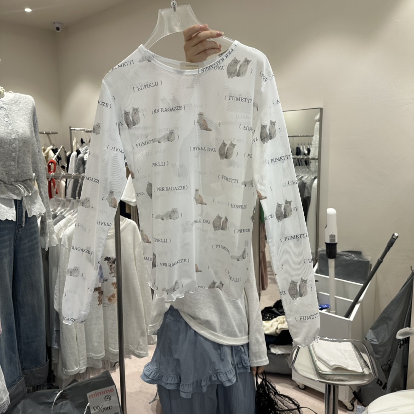 MIMME/LOOKK東大門代購女裝新品熱賣職業時尚26春夏長袖T恤MIMME/LOOKK長袖T恤圖色2