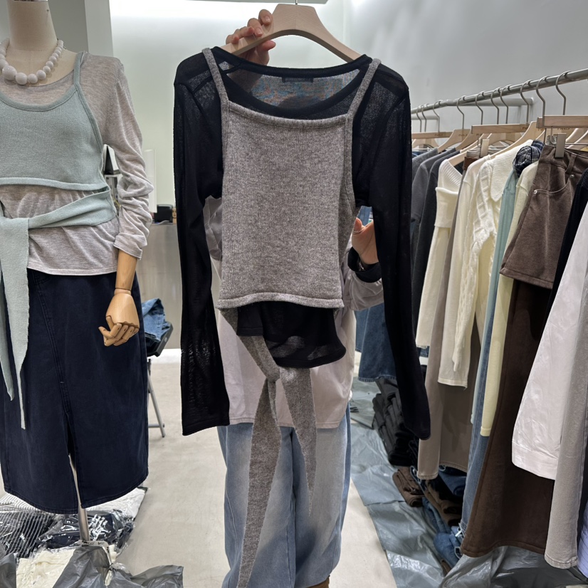 PART3東大門實拍女裝新款26春夏休閑時尚吊帶背心不含內搭Part.3吊帶/背心