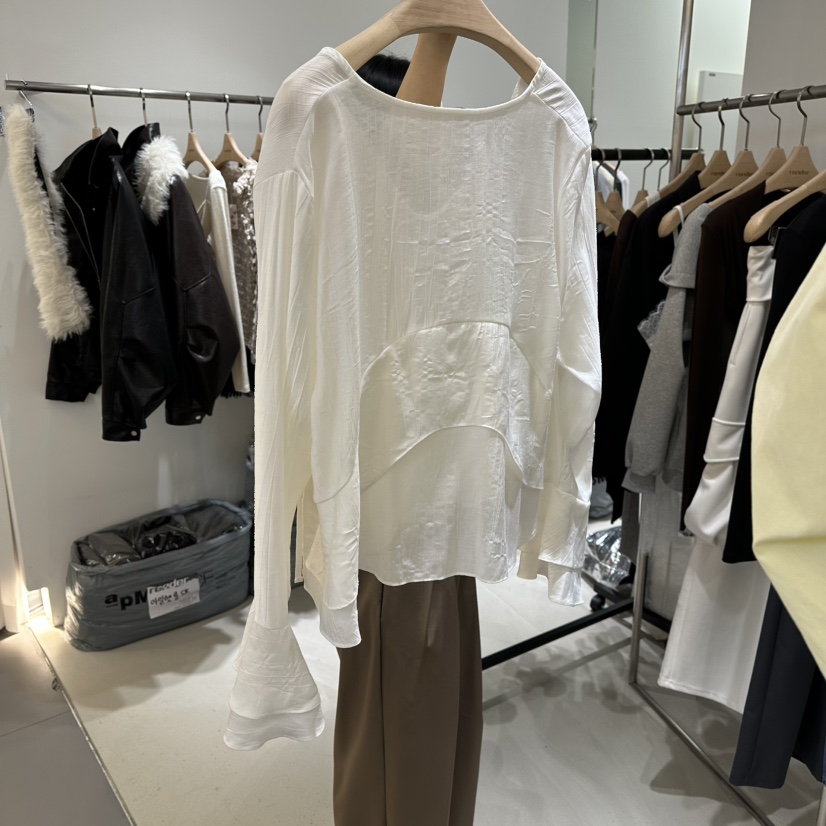 RENDER韓國代購女裝新款休閑真品職業時尚熱賣襯衫蕾絲衫RENDER襯衫/蕾絲衫