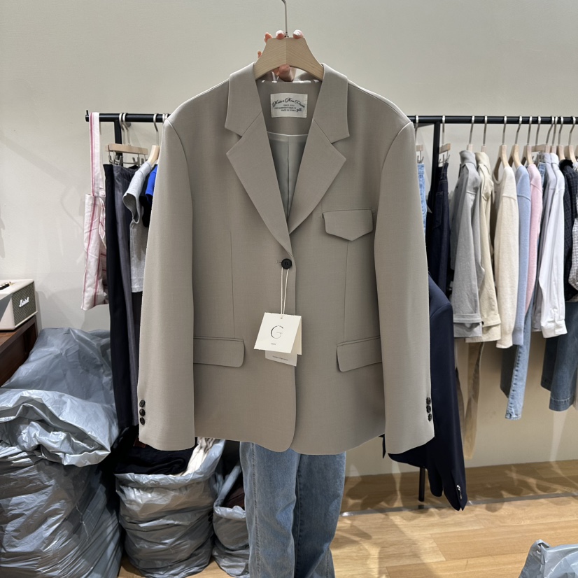 GILLI韓國直郵女士新款時尚職業26春夏人氣熱賣休閑真品夾克GILLI夾克圖色1