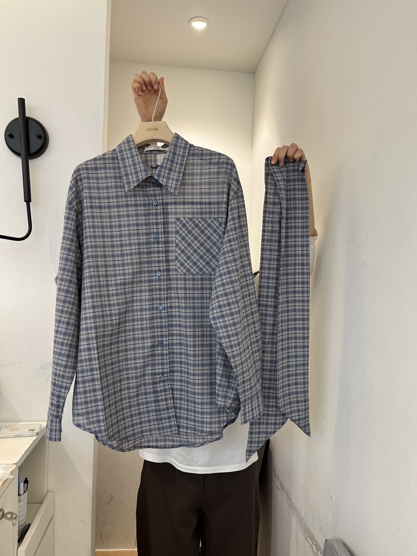 OUVIR東大門直郵女裝新品時尚休閑人氣熱賣套裝套裝格紋圍巾O.V.R/OUVIR套裝圖色1