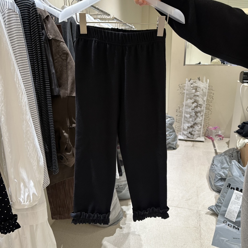 MOREMORE東大門直郵女裝新品休閑時尚職業推薦休閑褲緊身褲more more休閑褲圖色3