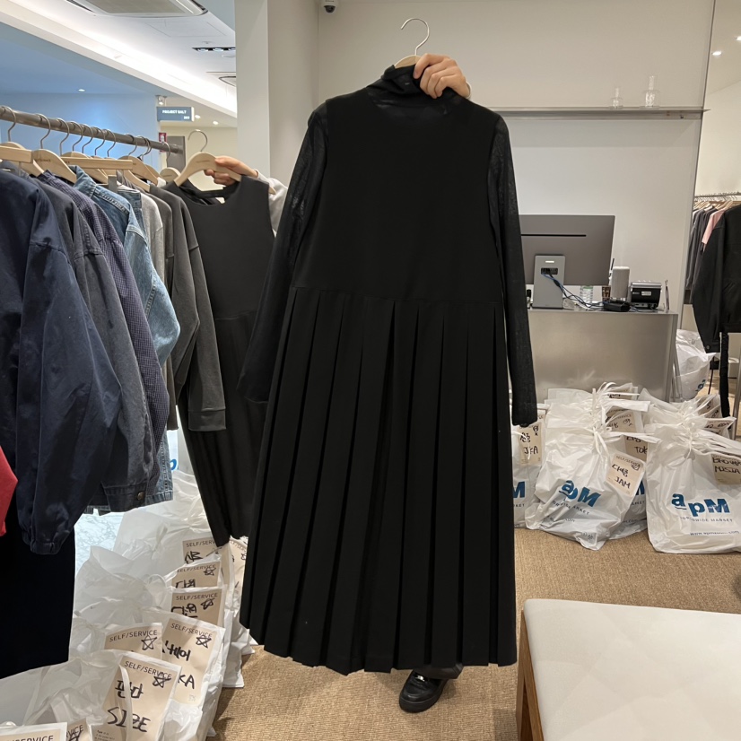 SELF SERVICE東大門實拍女士新品推薦連衣裙不含內搭褶裥SELF SERVICE連衣裙圖色2
