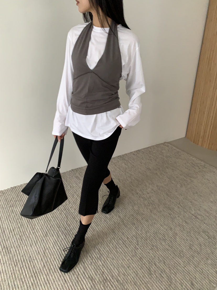 B_GARDER韓國直郵女士新品職業人氣時尚休閑推薦吊帶背心B.GARDER吊帶/背心