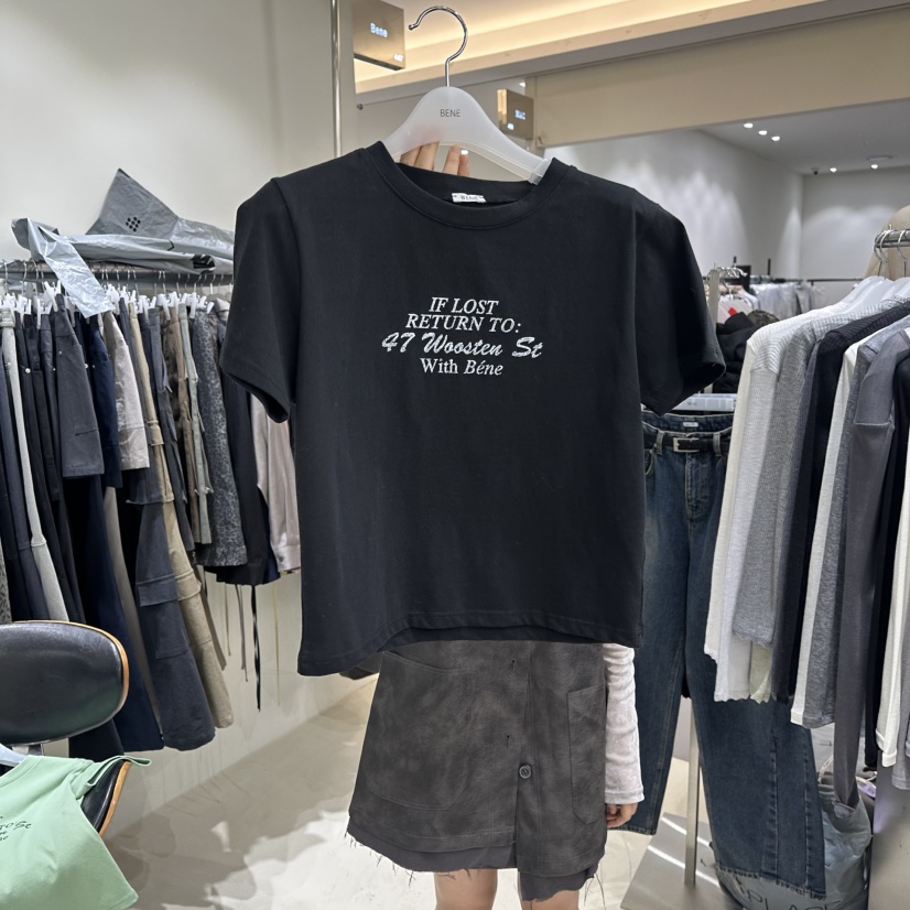 BENE東大門實拍女裝新品時尚休閑真品人氣26春夏熱賣推薦T恤BENET恤圖色5