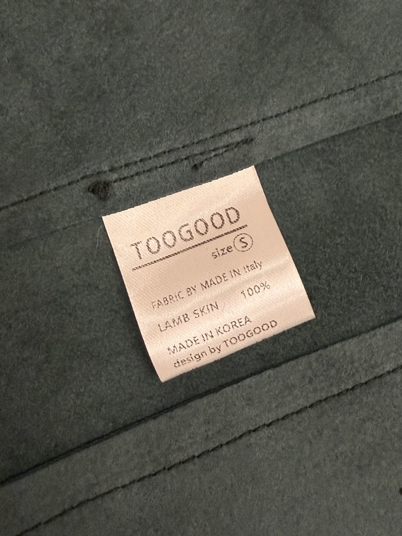 TOOGOOD韓國直郵女裝新款時尚熱賣26春夏推薦職業真品皮衣TOOGOOD皮衣