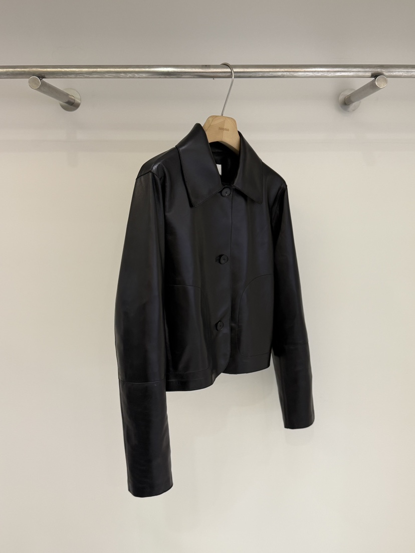 TOOGOOD韓國直郵女裝新款時尚熱賣26春夏推薦職業真品皮衣TOOGOOD皮衣圖色3黑色